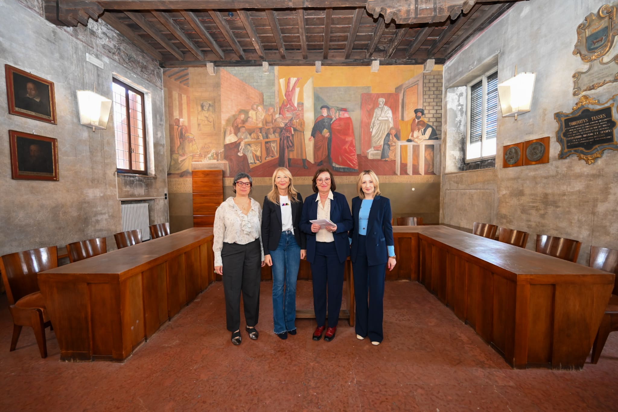 Sala Di Lettere Da Sx Soatto, Grigolin, Salvadori, Soccol